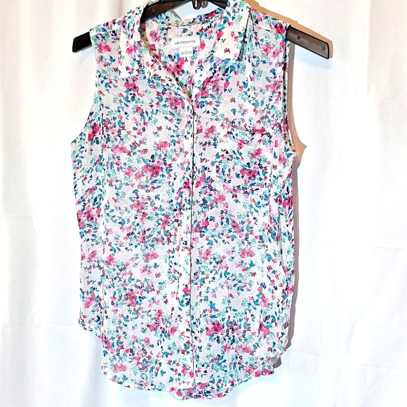 Liz Clairborne large  sleeveless blouse. - Picture 1 of 8
